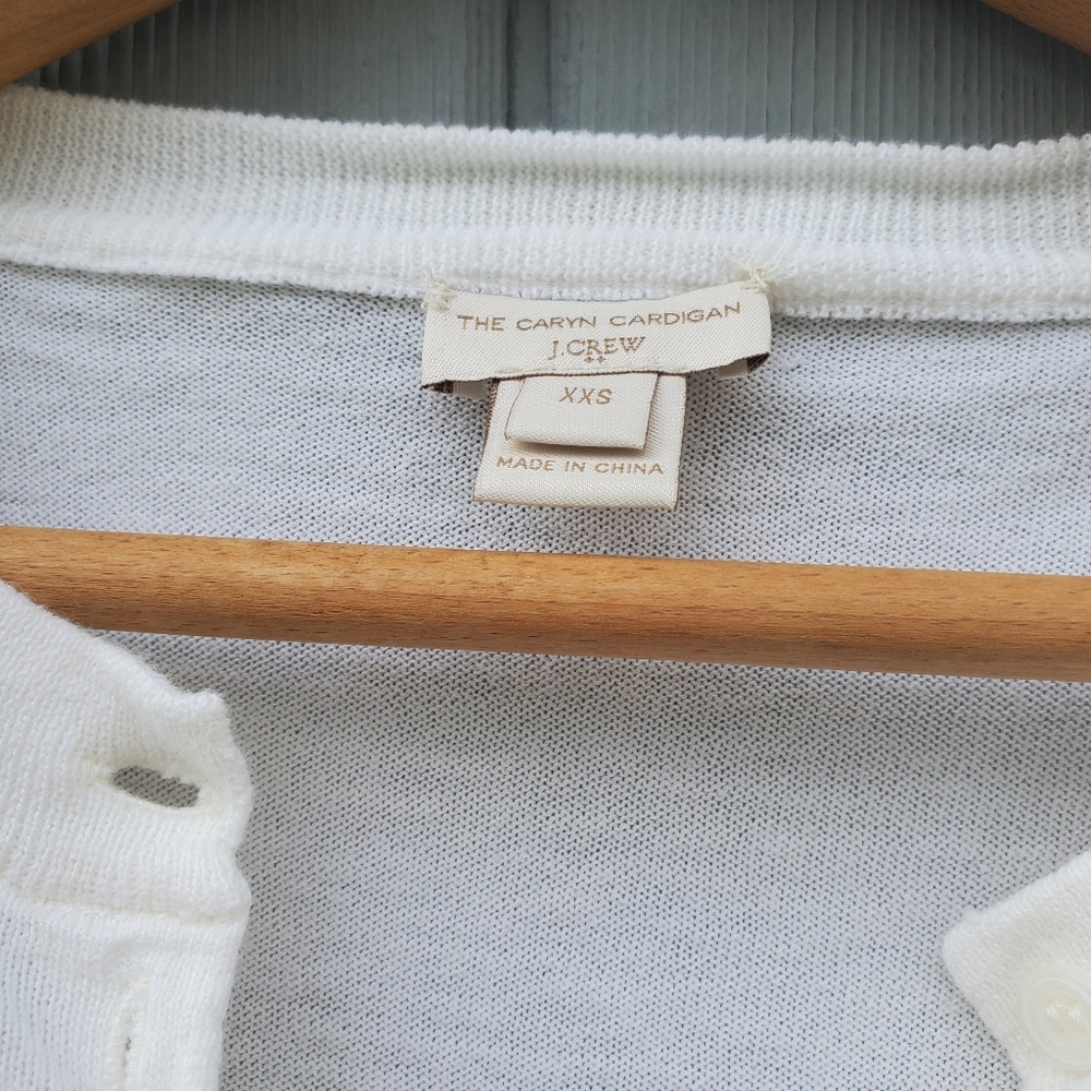 J. Crew Pineapple The Caryn Cardigan Size XXS - Picture 5 of 8